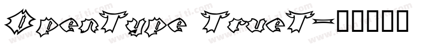 OpenType TrueT字体转换